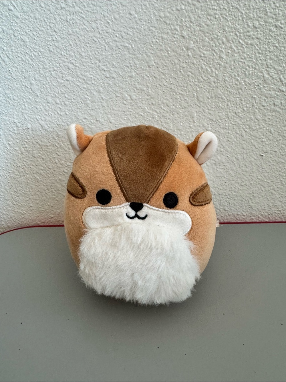 Plush Tan and White Cute Animal Squish